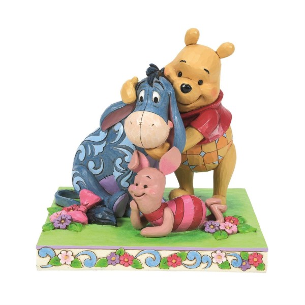 Disney Traditions, Jim Shore, Jim Shore Disneyfigur, 6013079, Here Together, Friends Forever, Winnie Pooh & Friends, Winnie Puuh und seine Freunde, Jim Shore Disney, Disney Winnie the Pooh