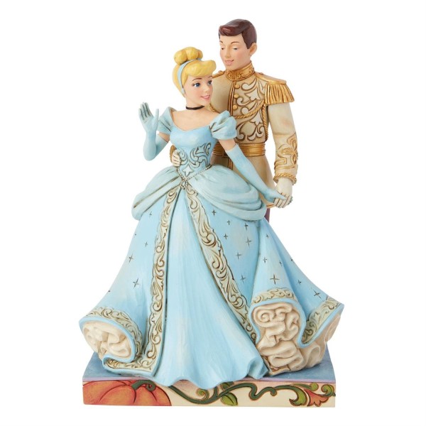 Jim Shore, Disney Traditions, Jim Shore Disney, 6015016, A Fairytale Love Cinderella & Prince Charming, Cinderella & Prinz, Disney Liebespaar, Disney Couple, Jim Shore Disneyfigur