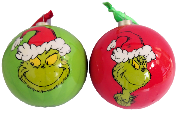 Widdop / Grinch - Weihnachtskugeln Naughty & Good