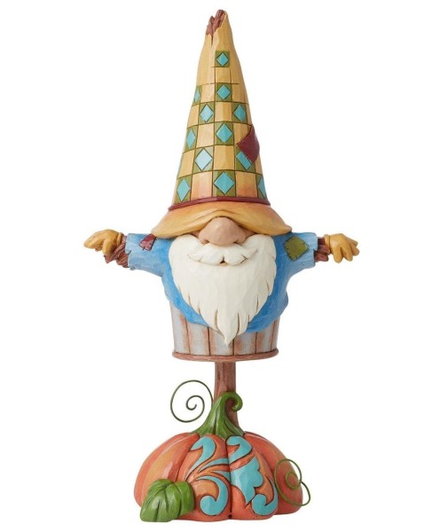 Heartwood Creek, Jim Shore, 6012758, Meet Me At The Pumpkin Patch Gnome, Treffen auf dem Kürbisfeld, Harvest Scarecrow Gnome Vogelscheuchen-Wichtel, Jim Shore Halloween, Jim Shore Herbst, Jim Shore Gnomes