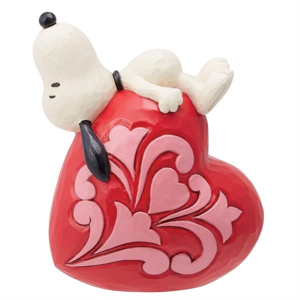 Jim Shore, Peanuts, Peanuts by Jim Shore, 6014345, Lovely Dreams, Snoopy auf Herz, Snoopy laying on heart, Jim Shore Peanuts