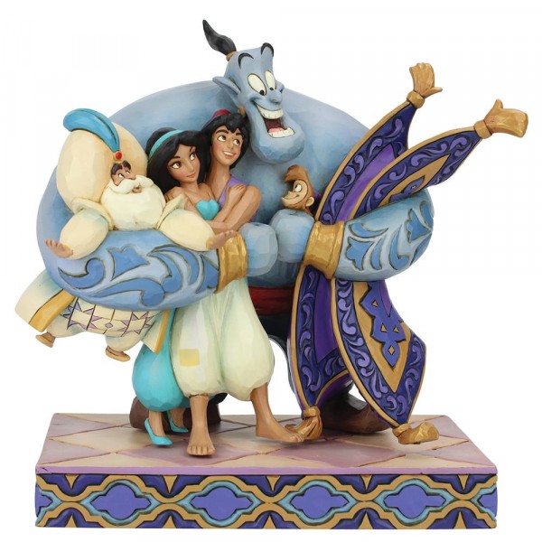 Disney Traditions, Jim Shore, Aladdin, Group Hug, Gruppenumarmung