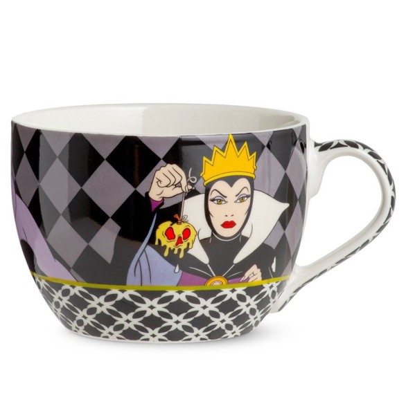 Disney, Egan Italy, Egan Disney, Frühstückstasse, Becher, Kaffeebecher, Cappuccino Becher, Villains, Bösewichte, 102006, Böse Königin, Evil Queen, Ursula, Cruella de Vil, Egan Disney Tales, Porzellanbecher