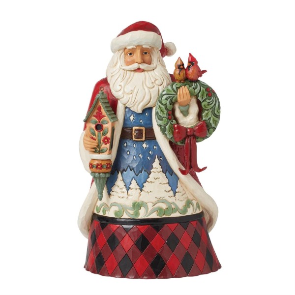 Jim Shore, Heartwood Creek, Jim Shore Santa, 6015440, Winter's Welcome Santa, Willkommen Winter Weihnachtsmann, Jim Shore Weihnachtsmann