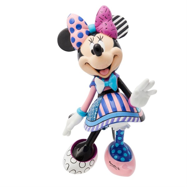 Disney Britto, Romero Britto - Romero Britto Disneyfigur, 6015550, Minnie Mouse, Minnie Maus, Minnie Maus rosa-blau, Disney by Britto