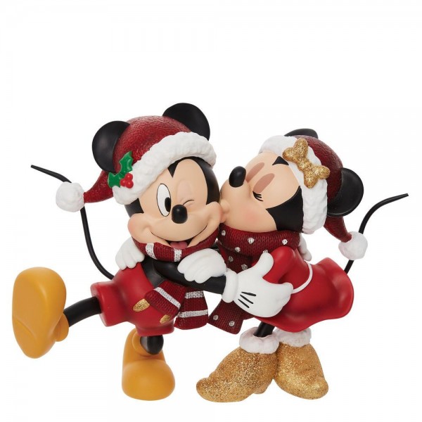 Disney Showcase, 6010733, Christmas Mickey & Minnie, Micky & Minnie Weihnachtsfigur, Disney Figur, Walt Disney Figur, Disney Showcase Figur