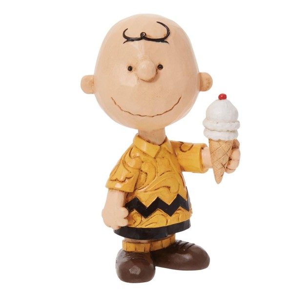 Peanuts, Peanuts by Jim Shore, Jim Shore Peanuts, 6011957, Charlie Brown Ice Cream, Charlie Brown Eistüte, Peanuts Figur, Jim Shore Charlie Brown