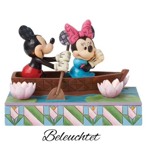 Row-mance Is In The Air Micky und Minnie rudern auf dem See - Jim Shore Disney Traditions 6016328