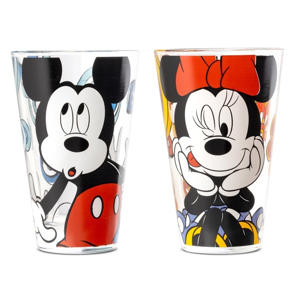 Disney, Egan Italy, Egan Disney, Forever and Ever, Glas, Trinkglas, Gläser 103037, Disneygläser, Fab5, Mickey & Friends, Micky Maus Glas, Minnie Maus Glas