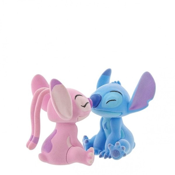 Disney Grand Jester, Stitch, Angel, Stitch & Angel kissing, Stitch und Angel küssend, Flocked Kissing Stitch