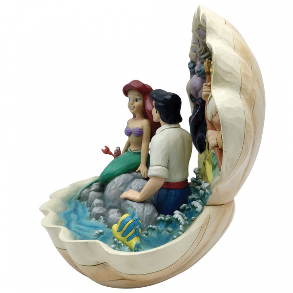 Arielle Muschel-Szene Disney Traditions "Seashell Scenario" Jim Shore 6005956 