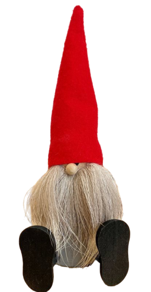 Nordic Design, nordisch, hygge, Wichtel Onni, Wichtel grau mit Zipfelmütze, 196300-1002, Tomte, Nisse, Gonk, skandinavischer Wichtel