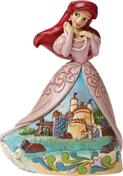 Disney Traditions, Jim Shore - Sanctuary By The Sea Ariel / Arielle Castle Collection, 4045241, Disneyfigur, Arielle