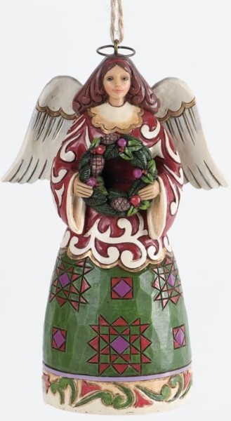 Angel With Wreath Ornament