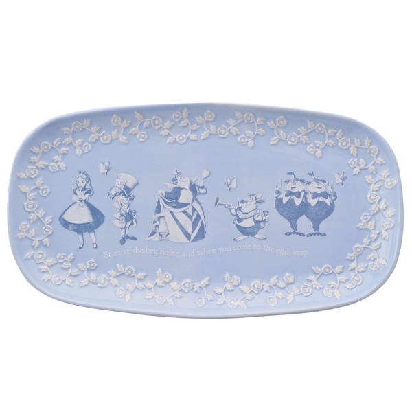 Disney Geschirr, Disney Widdop, DI2230, Disney Servierplatte, Disney Home Decor, Alice im Wunderland Platte, Serving Plate, Alice im Wunderland Teeparty