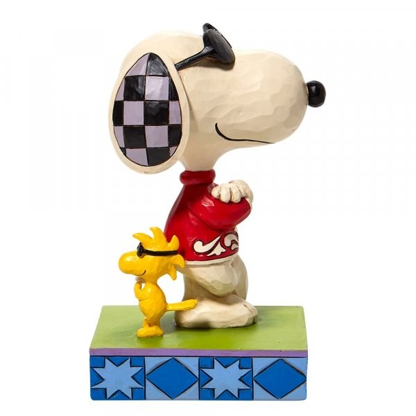 Peanuts, Peanuts by Jim Shore, Jim Shore Peanuts, Joe Cool Snoopy & Woodstock, Snoopy, Peanuts Figur, 6010115