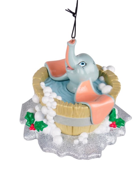 Kurt S. Adler, Kurt S. Adler Ornament, Walt Disney Ornament, Walt Disney Weihnachtsanhänger, Dumbo im Bad Ornament, Dumbo, DN33043, Walt Disney Weihnachtsschmuck