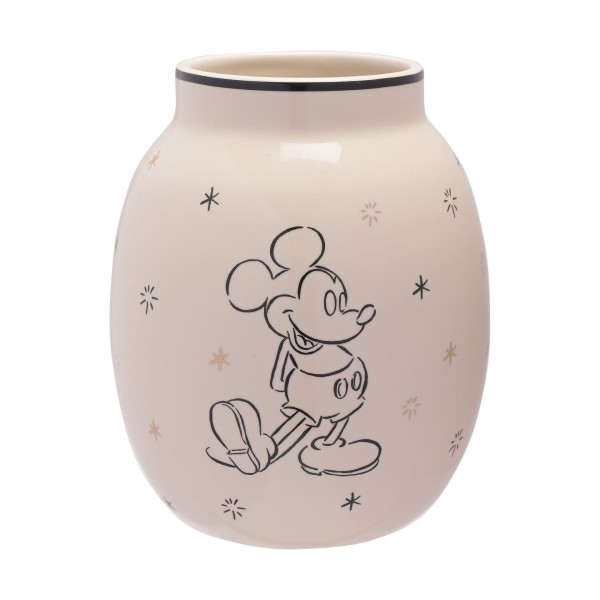 DI1942, Disney Vase, Micky Maus Vase, Mickey Mouse Vase, Gold Foiled Vase Mickey Mouse