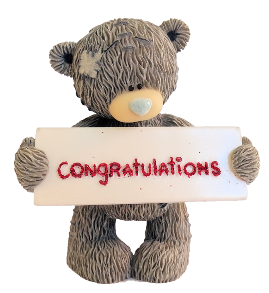 Me to You, Tatty Teddy, Me To You Tatty Teddy, Collectible World Studios, Congratulations, 40178