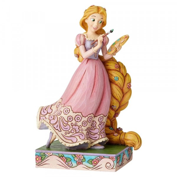 Disney Traditions, Jim Shore - Adventurous Artist Rapunzel / Abenteuerliche Künstlerin - Princess Passion