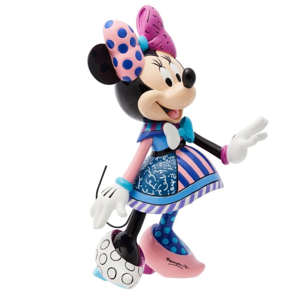 Disney Britto, Romero Britto - Romero Britto Disneyfigur, 6015550, Minnie Mouse, Minnie Maus, Minnie Maus rosa-blau, Disney by Britto