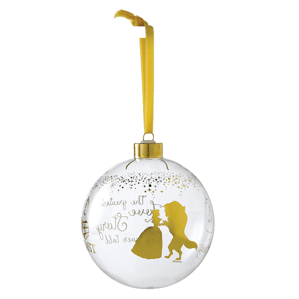 Belle Wedding / Hochzeit Glaskugel - Weihnachtskugel von Enchanting Disney A29529