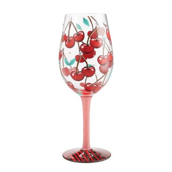 Lolita, Weinglas, Lolita Weingläser, Lolita Gläser, Weinglas, Wine Glas, 6012484, Mon Cherry Lolita Weinglas, Mon Cherry Wine Glass, Sommer Weinglas, Kirschen Weinglas