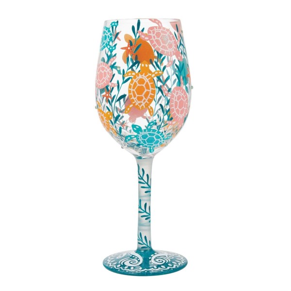 Lolita, Lolita Weinglas, Lolita Glas, Gläser, Sea Turtle Delight Weinglas, Wine Glass, 6016738, maritimes Weinglas