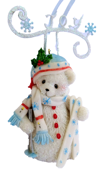 Cherished Teddies, Joy Snowbear, Ornament, Anhänger, Weihnachtsanhänger, 4023747, Cherished Teddies Snowbear, Cherished Teddies Ornament
