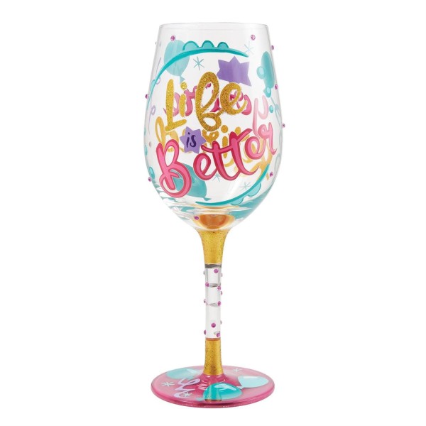 Lolita, Lolita Glas, Lolita Trinkglas, 6014187, Life is Better When You Are Retired Wine Glass, Lolita Gläser, Das Leben ist besser wenn du im Ruhestand bist Weinglas, Lolita Wine Glass, Lolita Weinglas
