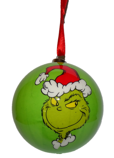 The Grinch, der Grinch, Grinch Weihnachtskugel, Christmas Bauble, Merry Grinchmas, XM7624