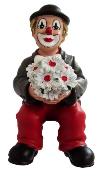 Gilde Handwerk, Gilde Clowns, Florius mit roten Blumen, 35170, Gilde Clowns Comedy Collection