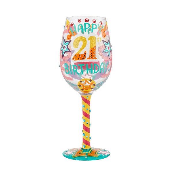 Lolita, Lolita Glas, Lolita Weinglas, Lolita Gläser, 6010248, Happy 21st Birthday, 21. Geburtstag, Lolita Weingläser
