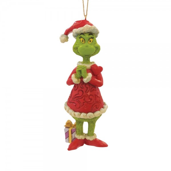Grinch mit Herz Ornament / Grinch with Large Heart - Grinch by Jim Shore