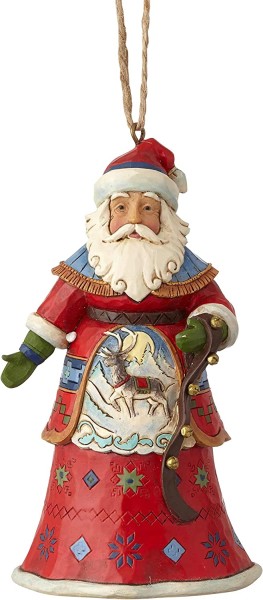 Lapland Santa with Bells Ornament