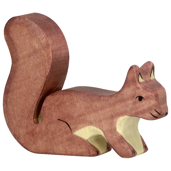 Eichhörnchen -Steckfigur für Kerzenring