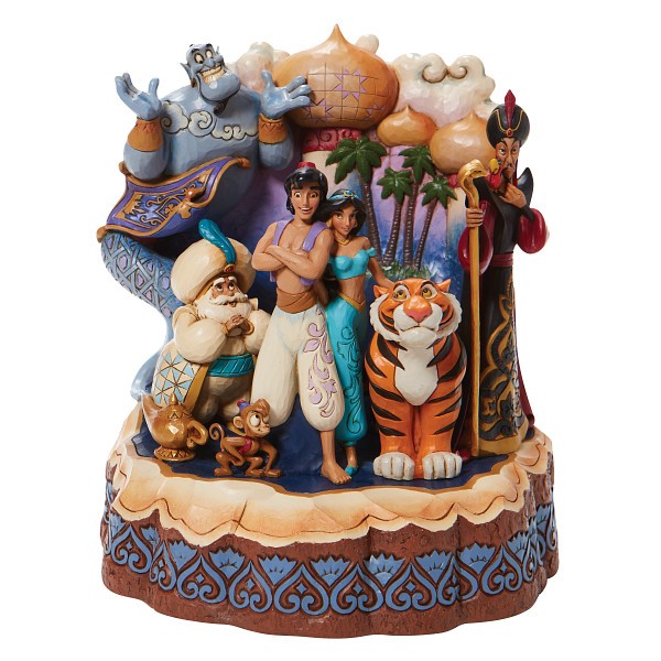 Disney Traditions, Jim Shore, Jim Shore Disney, Disney Traditions Collection, A Wondrous Place, Aladdin Carved By Heart, 6008999, Jim Shore Disneyfigur, DIsney Traditions Figur