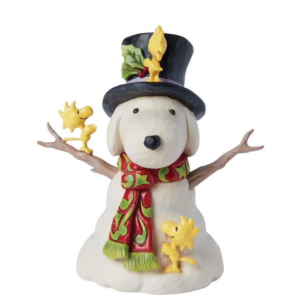 Peanuts, Jim Shore, Jim Shore Peanuts, Snoopy, Woodstock, Snoopy Schneemann, Snoopy Snowman, Woodstocks bauen Snooopy Schneemann, 6015031