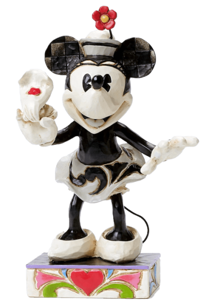 4043666, Disney Traditions, Yoo-Hoo, Jim Shore Mickey & Minnie, Disney Traditions Minnie Maus, Jim Shore, Jim Shore Disney Traditions, Jim Shore Disney, Jim Shore Disneyfigur, Minnie Mouse