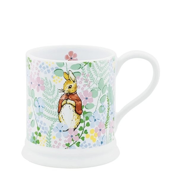 Beatrix Potter, Peter Rabbit, Peter Hase, A32264, Kaffeebecher, Becher, Tasse, Beatix Potter Figur, Flopsy Bunny Becher, Flopsy Hase Tasse