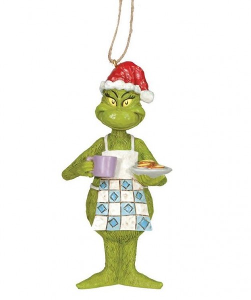 Jim Shore, The Grinch, Der Grinch, The Grinch by Jim Shore, 6010786, Grinch in Schürze, Grinch in Apron Ornament, Grinch Weichnachtsanhänger, Grinch by Jim Shore