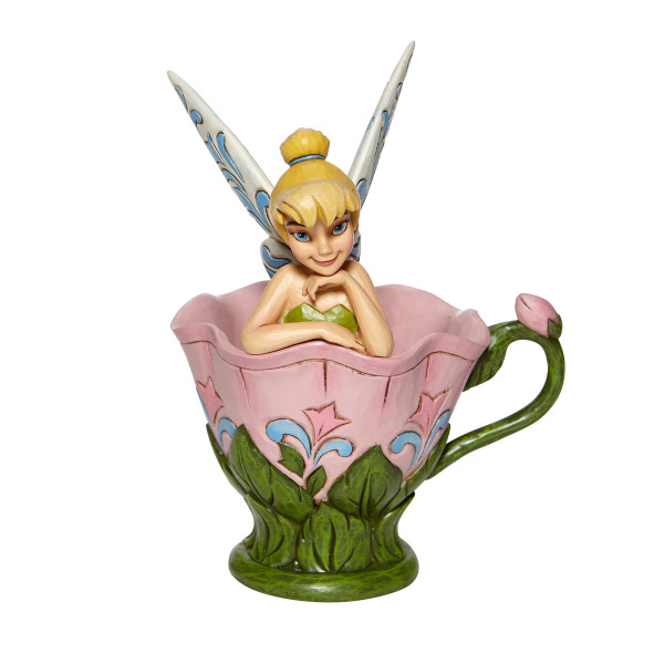Disney Traditions, Jim Shore, Jim Shore Disney, Jim Shore Disneyfigur, Jim Shore Disney Figur, A Spot of Tink, Tinkerbell sitting in a Flower, Tinker Bell, 6008076